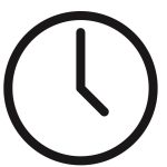 Clock vector icon